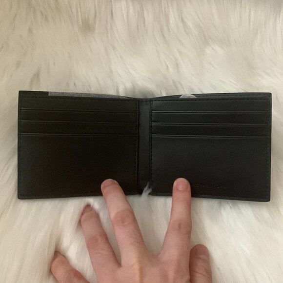 MICHAEL KORS Jet Set Saffiano Leather Slim Billfold Wallet in Black - Picture 5 of 5